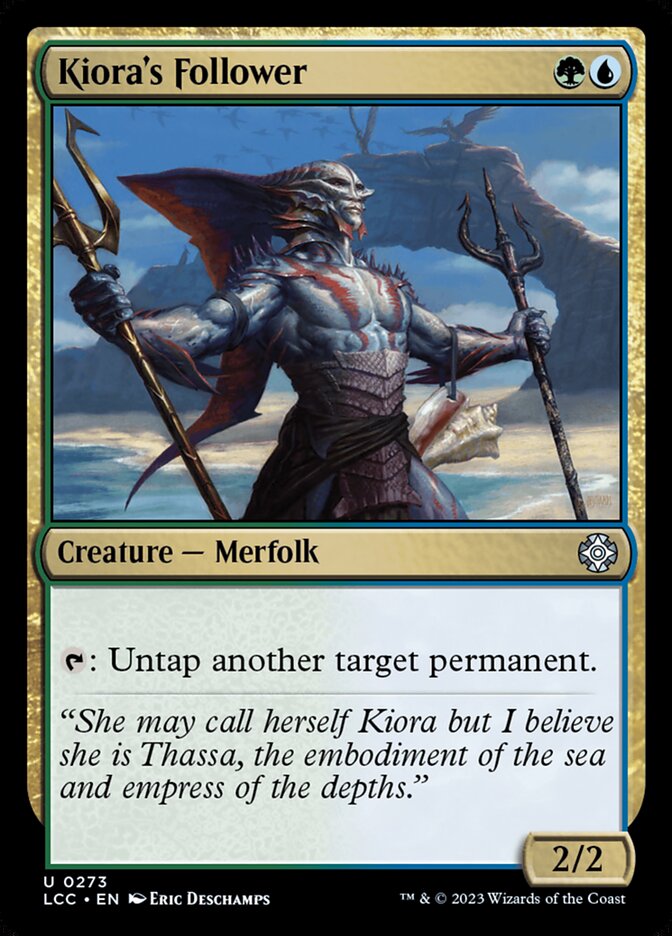 Kiora's Follower, The Lost Caverns of Ixalan Commander · 0273