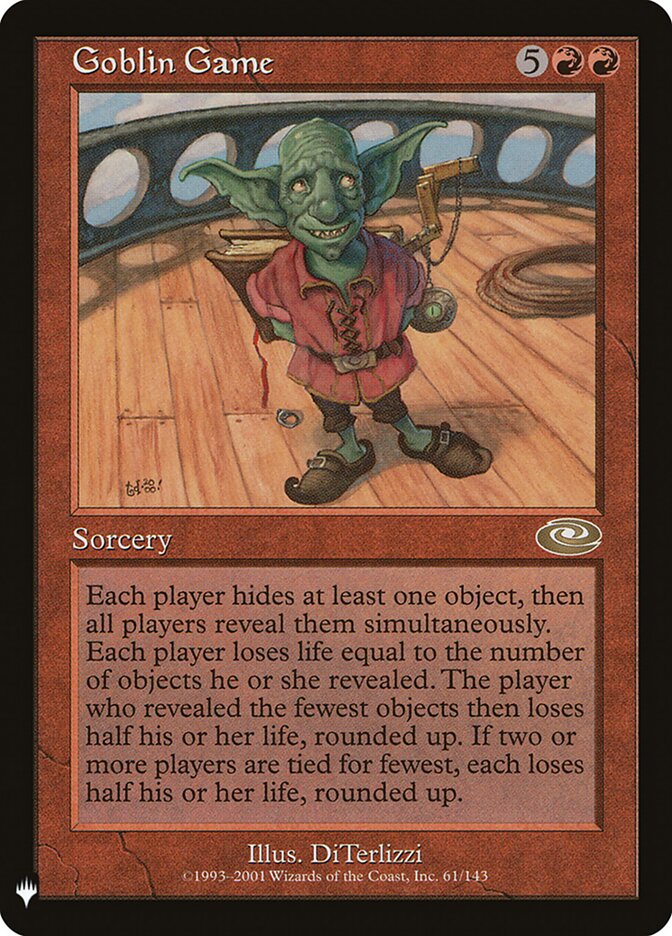 Goblin Game, The List · pls-61