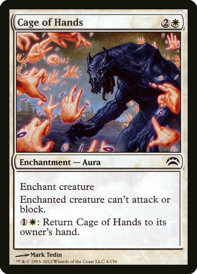 Cage of Hands, Planechase 2012 · 4/156