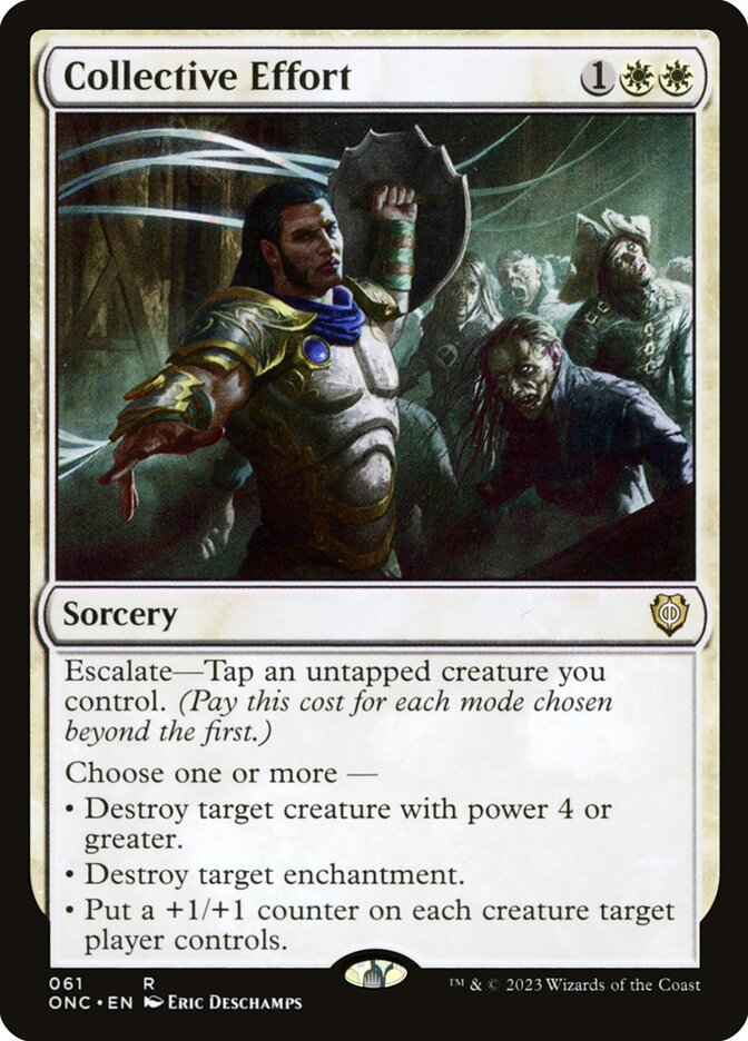 Collective Effort, Phyrexia: All Will Be One Commander · 061