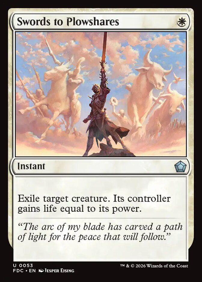 Swords to Plowshares, Foundations Commander · 0053