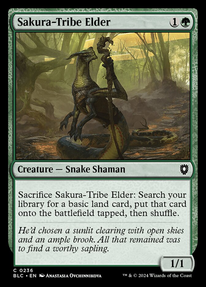 Sakura-Tribe Elder, Bloomburrow Commander · 0236