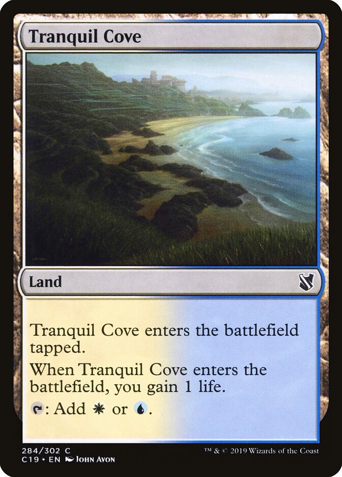 Tranquil Cove, Commander 2019 · 284/302