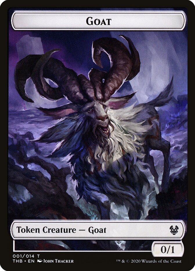 Goat, Theros Beyond Death Tokens · 001