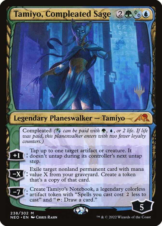 Tamiyo, Compleated Sage, Kamigawa: Neon Dynasty Promos · 238/302