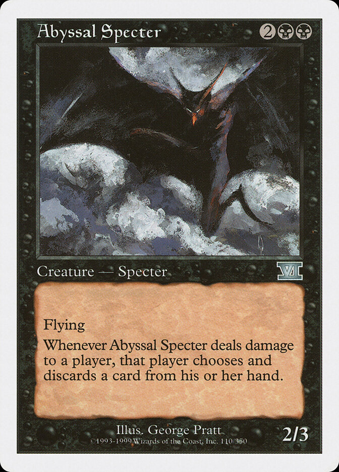 Abyssal Specter, Classic Sixth Edition · 110/350