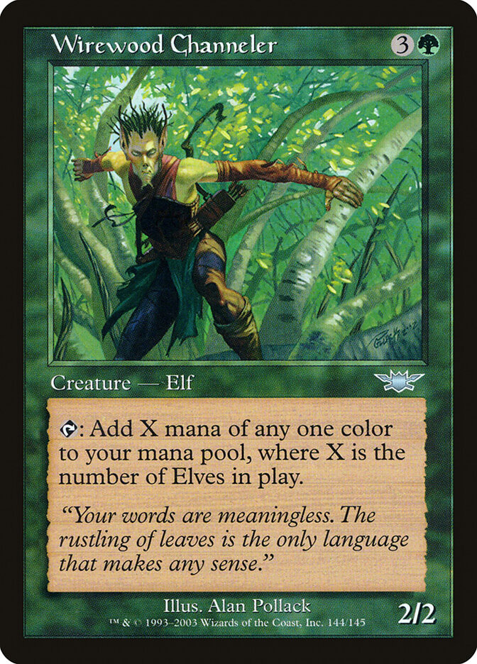 Wirewood Channeler, Legions · 144/145