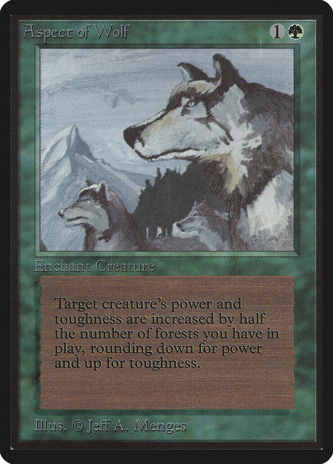 Aspect of Wolf, Limited Edition Beta · 185