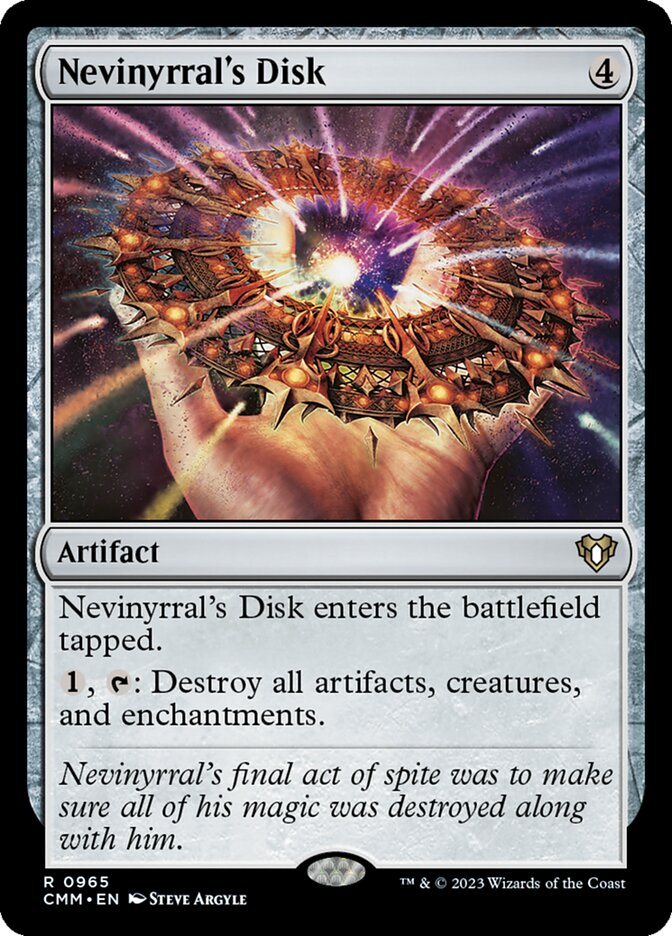Nevinyrral's Disk, Commander Masters · 0965