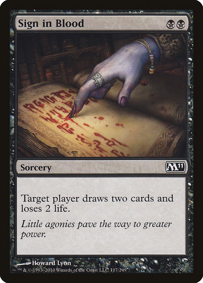 Sign in Blood, Magic 2011 · 117/249