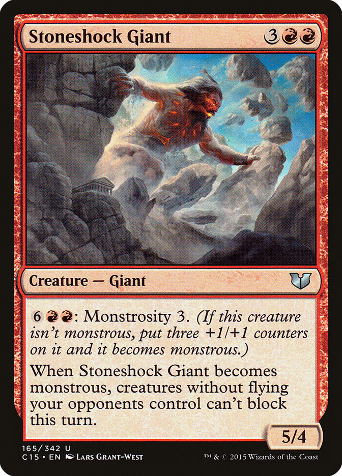 Stoneshock Giant, Commander 2015 · 165/342