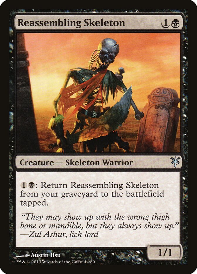 Reassembling Skeleton, Duel Decks: Sorin vs. Tibalt · 44/80
