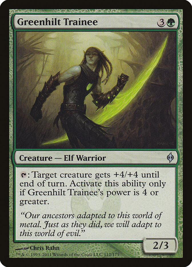 Greenhilt Trainee, New Phyrexia · 112/175