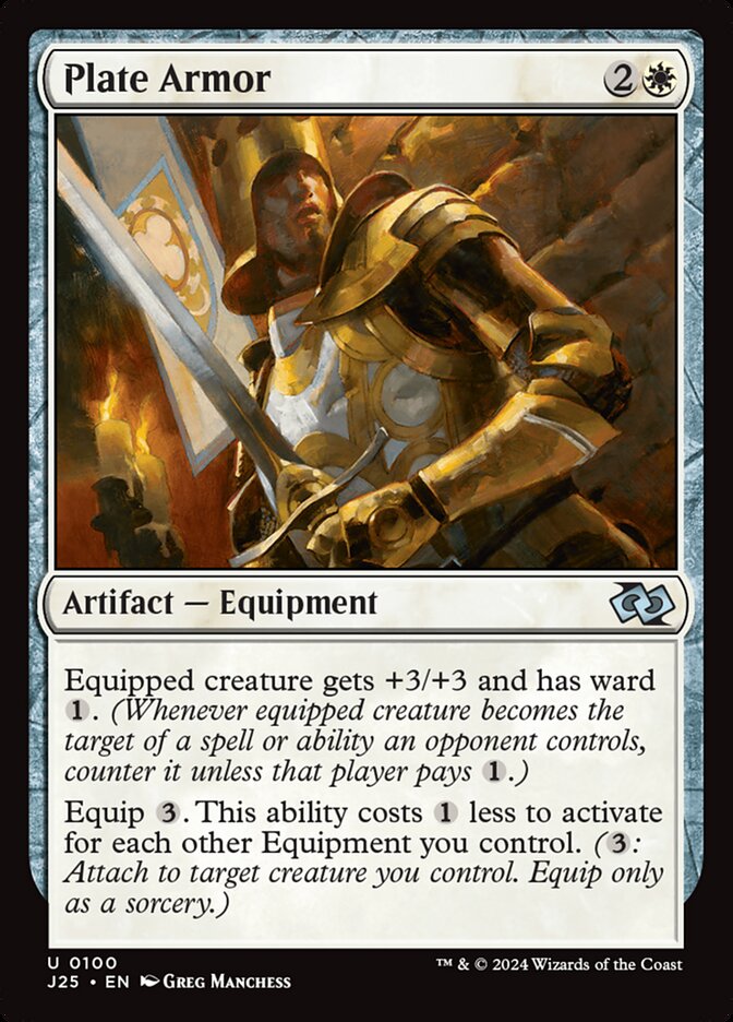 Plate Armor, Foundations Jumpstart · 0100