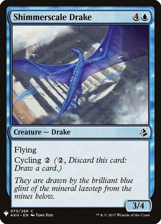 Shimmerscale Drake, The List · akh-70