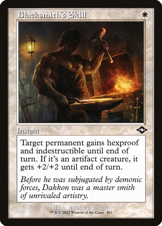 Blacksmith's Skill, Modern Horizons 2 · 381