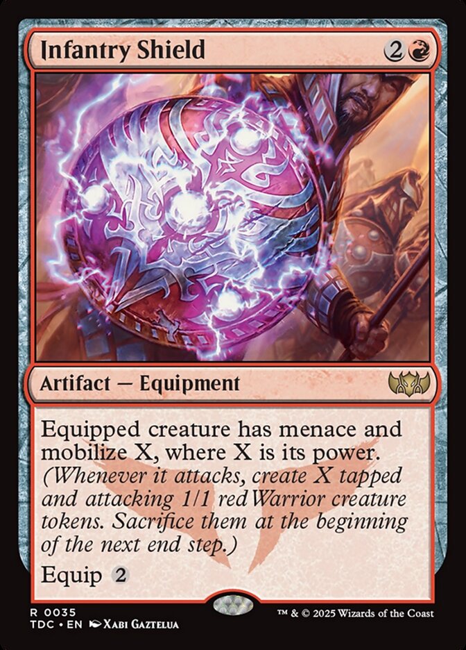 Infantry Shield, Tarkir: Dragonstorm Commander · 0035