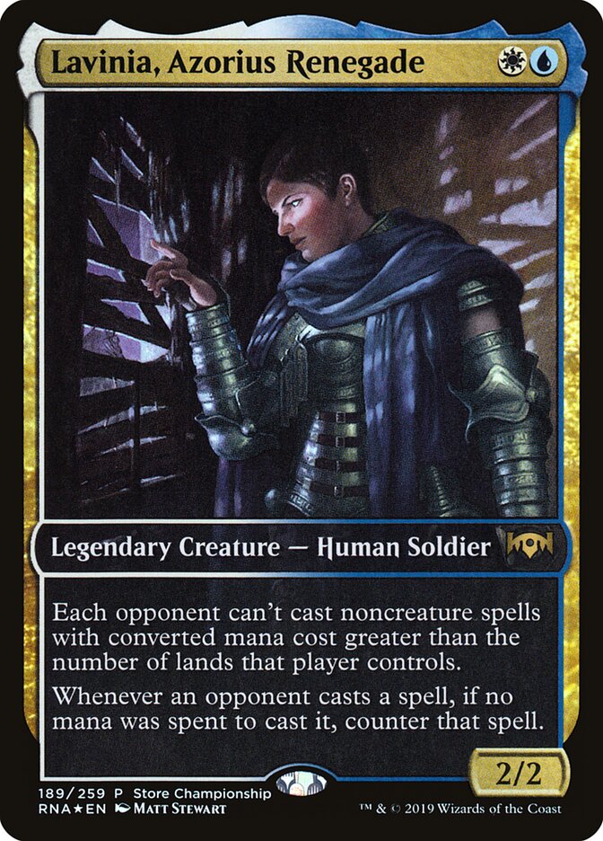 Lavinia, Azorius Renegade, Ravnica Allegiance Promos · 189/259