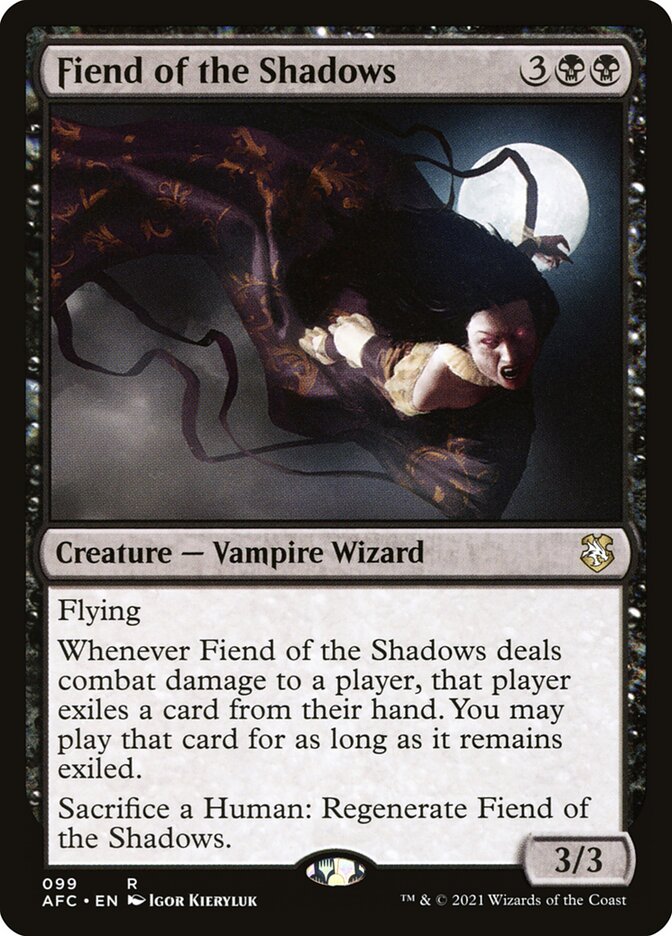 Fiend of the Shadows, Forgotten Realms Commander · 099