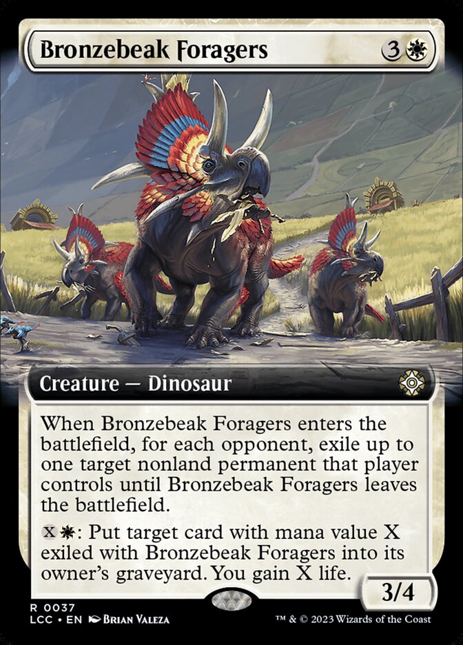 Bronzebeak Foragers, The Lost Caverns of Ixalan Commander · 0037