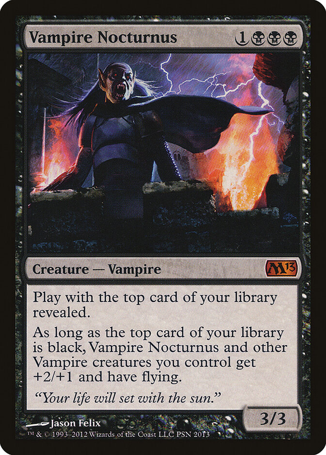 Vampire Nocturnus, Duels of the Planeswalkers 2013 Promos · 3/3