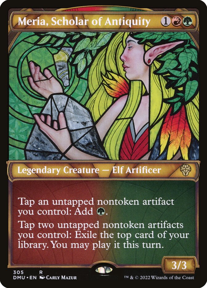 Meria, Scholar of Antiquity, Dominaria United · 305