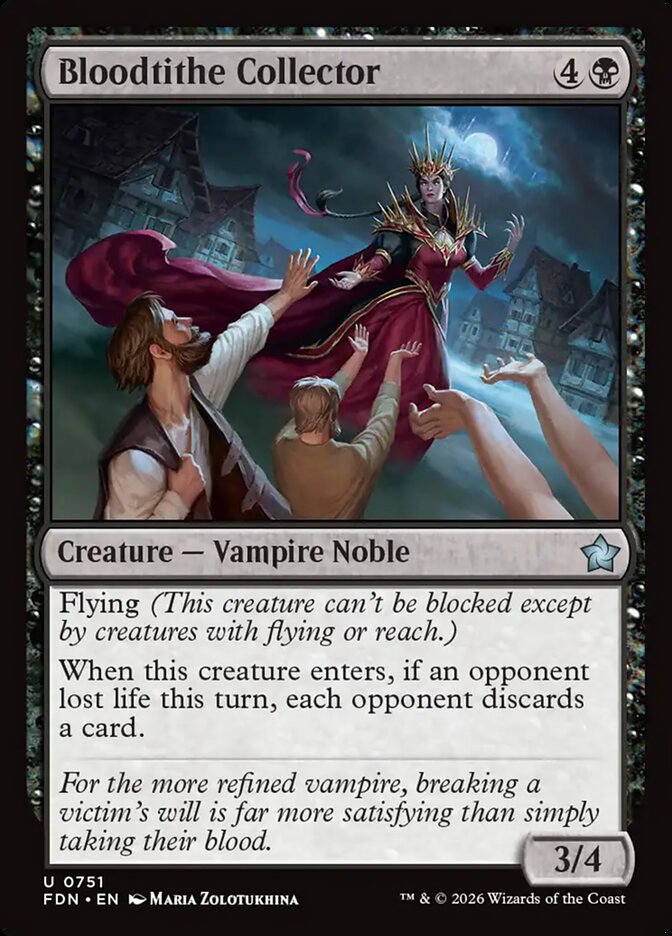 Bloodtithe Collector, Foundations · 0751