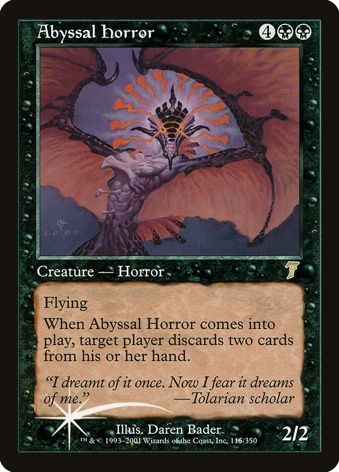 Abyssal Horror, Seventh Edition · 115-star