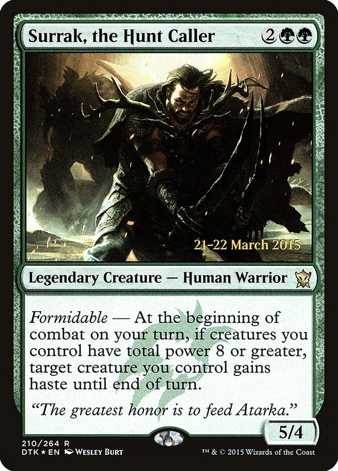 Surrak, the Hunt Caller, Dragons of Tarkir Promos · 210/264