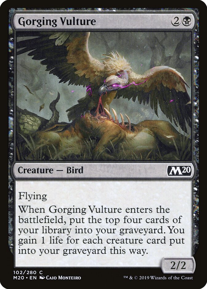 Gorging Vulture, Core Set 2020 · 102/280