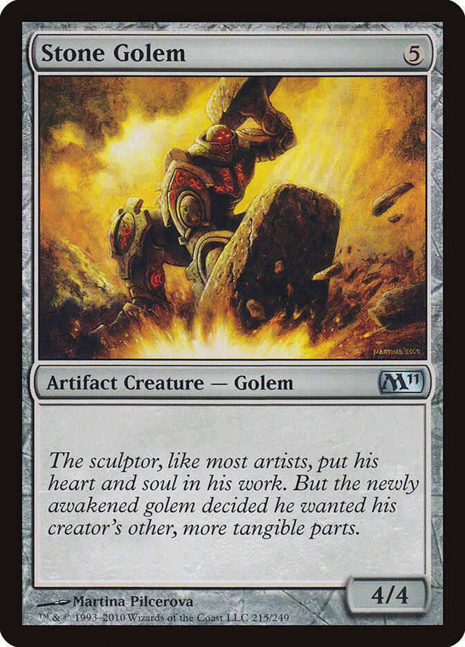 Stone Golem, Magic 2011 · 215/249
