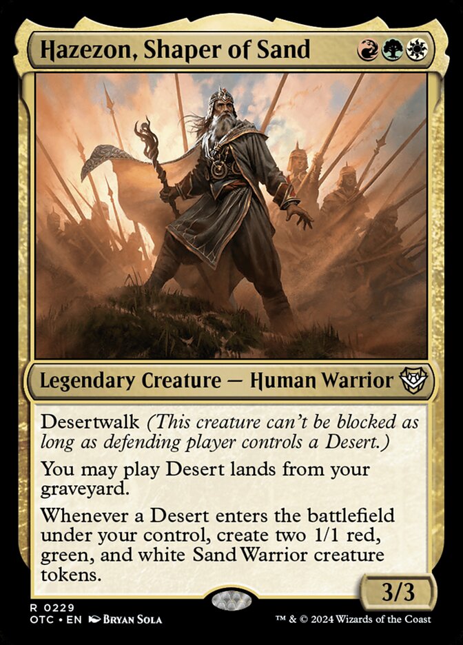Hazezon, Shaper of Sand, Outlaws of Thunder Junction Commander · 0229