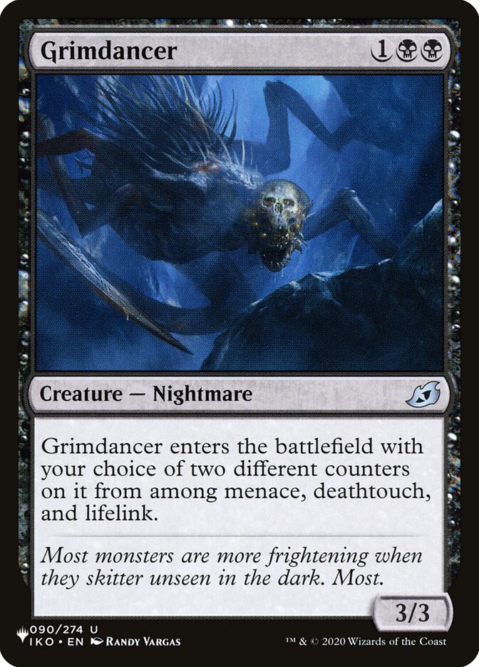 Grimdancer, The List · iko-90