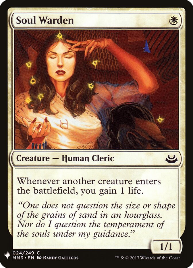 Soul Warden, The List · mm3-24