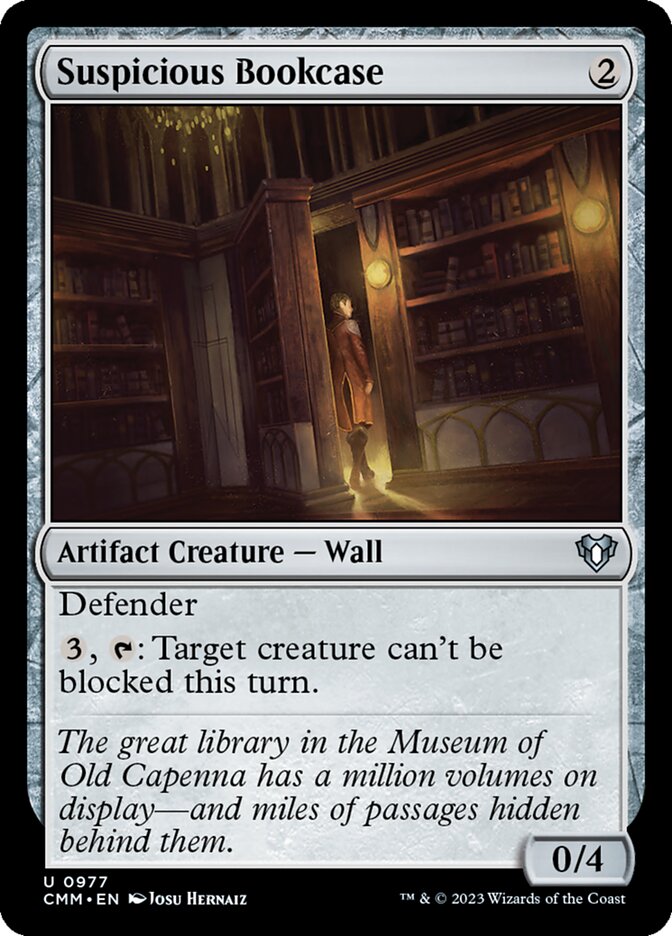 Suspicious Bookcase, Commander Masters · 0977