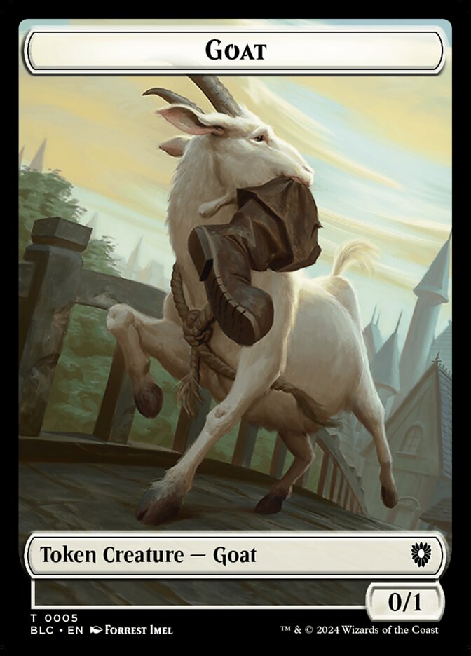 Goat, Bloomburrow Commander Tokens · 0005