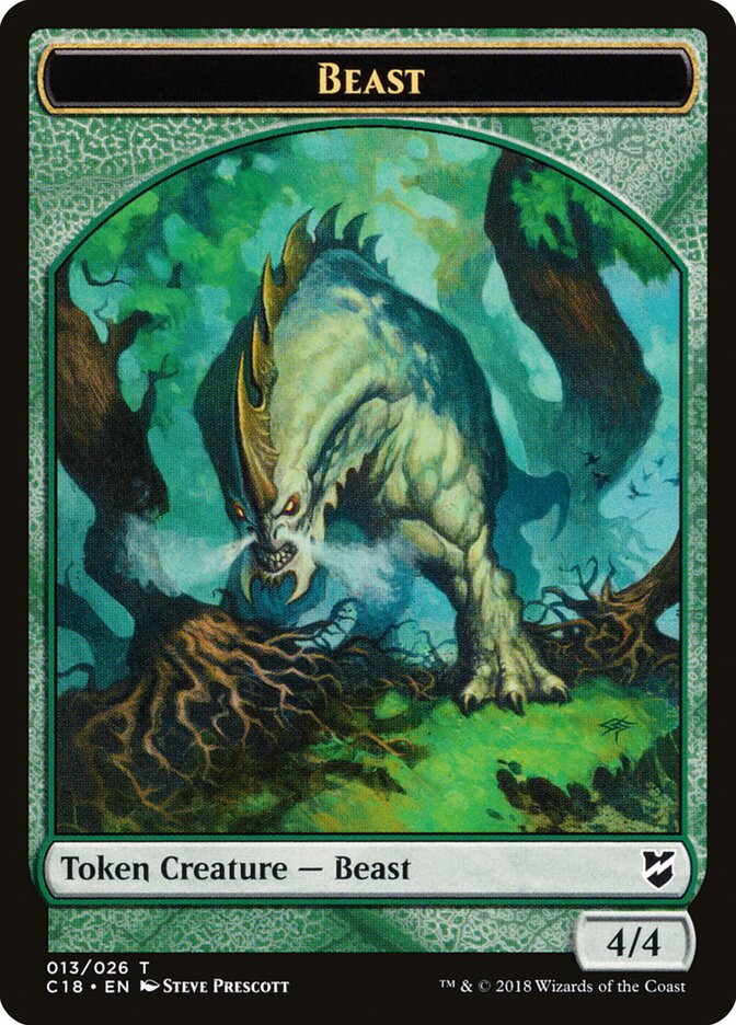 Beast, Commander 2018 Tokens · 013
