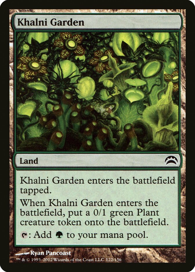 Khalni Garden, Planechase 2012 · 122/156