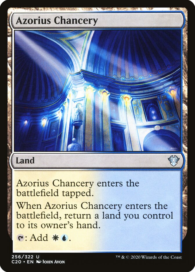 Azorius Chancery, Commander 2020 · 256/322