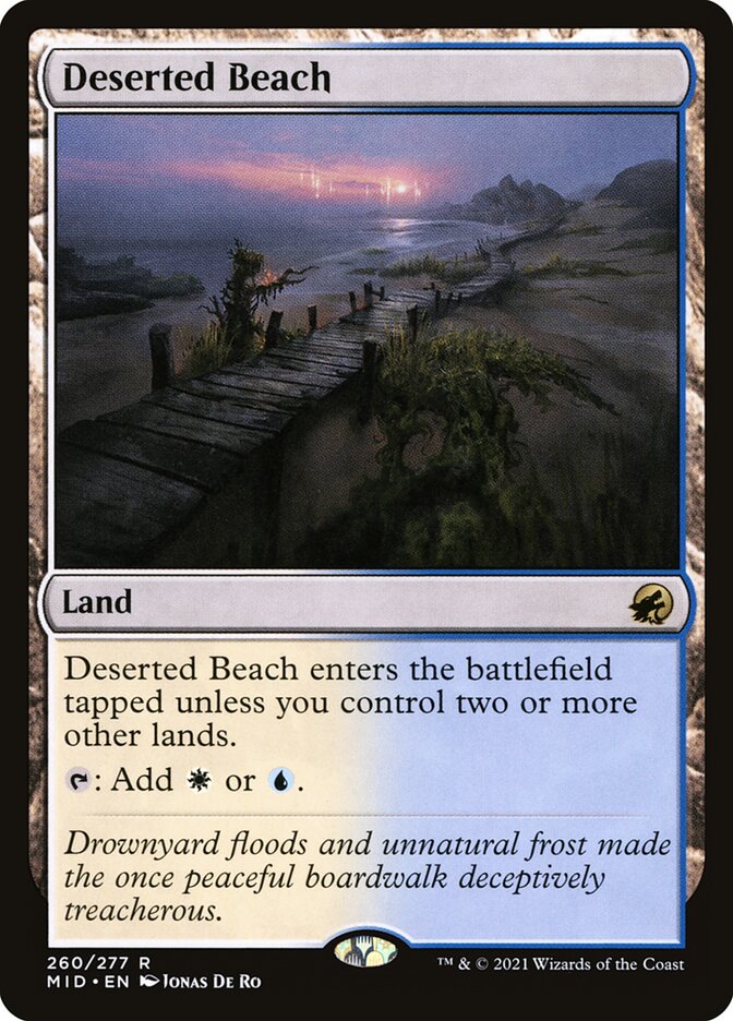 Deserted Beach, Innistrad: Midnight Hunt · 260/277
