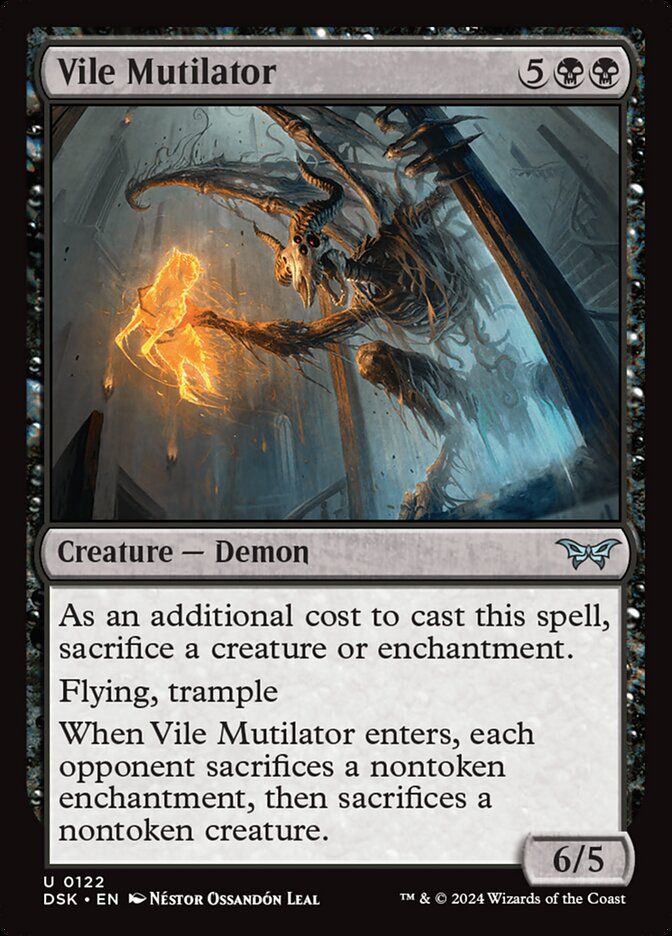 Vile Mutilator, Duskmourn: House of Horror · 0122