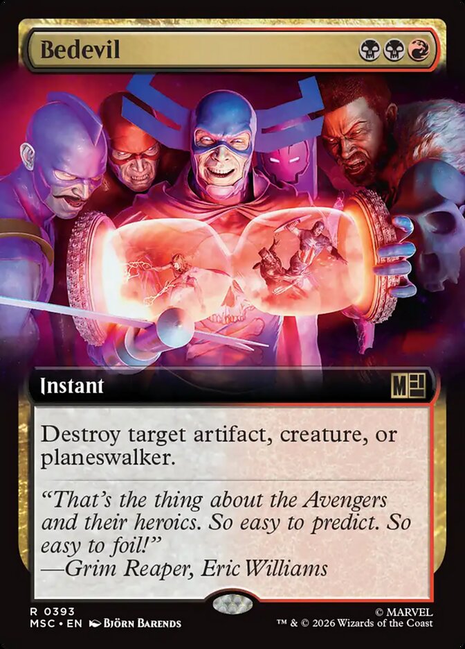 Bedevil, Marvel Super Heroes Commander · 0393