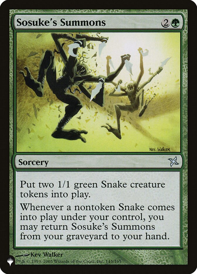 Sosuke's Summons, The List · bok-145