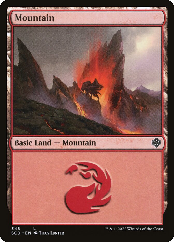 Mountain, Starter Commander Decks · 348