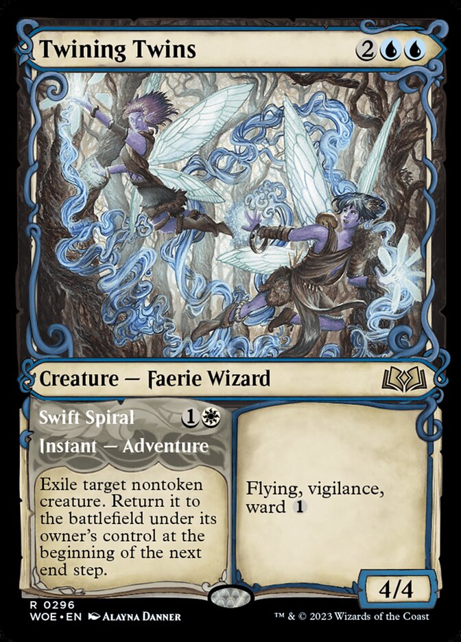 Twining Twins // Swift Spiral, Wilds of Eldraine · 0296
