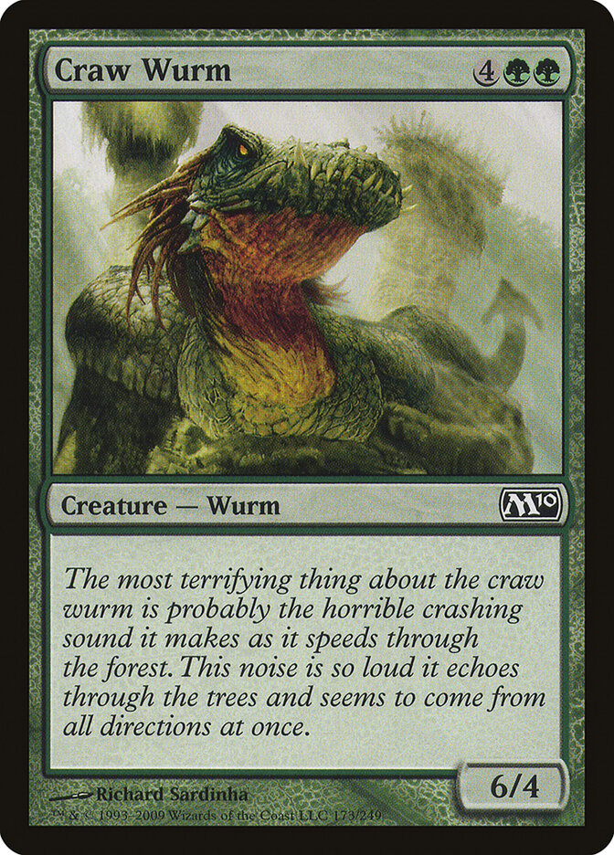 Craw Wurm, Magic 2010 · 173/249