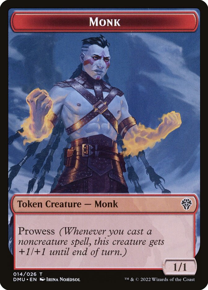 Monk, Dominaria United Tokens · 014