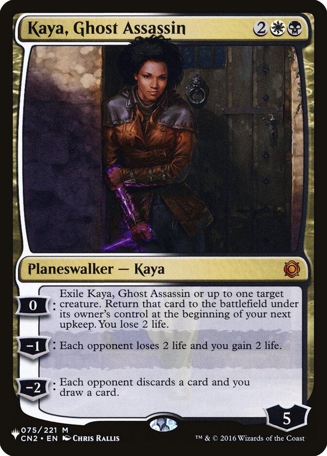 Kaya, Ghost Assassin, The List · cn2-75