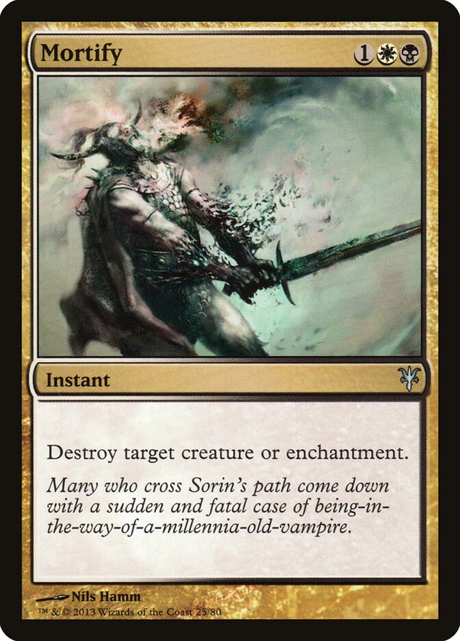 Mortify, Duel Decks: Sorin vs. Tibalt · 25/80