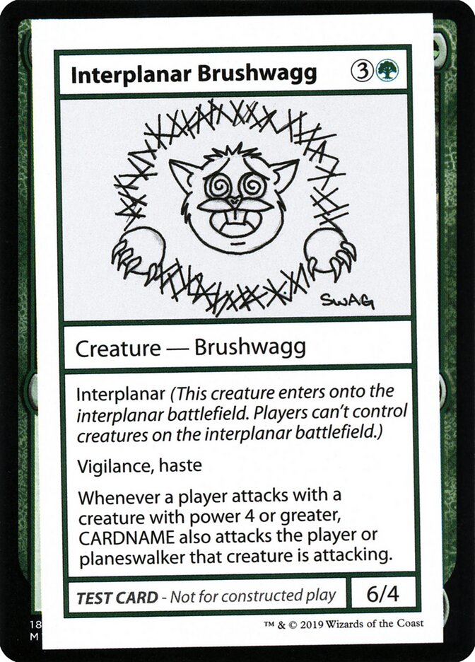 Interplanar Brushwagg, Mystery Booster Playtest Cards 2021 · 079/121